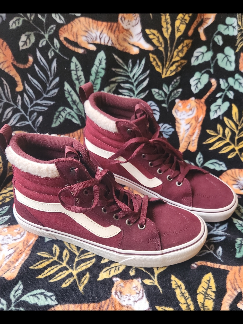 Vans Vansguard Filmore High Top Maroon Burgundy Womens size 9, Mens 7.5